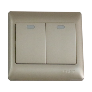 2 gang big button switch CHNT-0