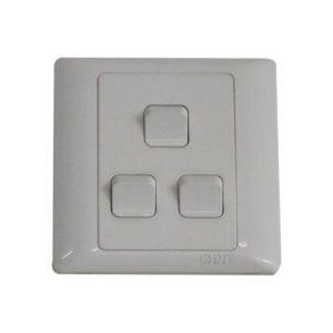 3 gang small button CHNT-0